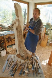 Scultore in legno, Alta Badia